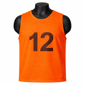 Chalecos de Fútbol y Entrenamiento Ligeros de Primera Calidad, 100% Poliéster, Personalizables, Transpirables, de Malla, Unisex, Tallas para Adultos - Product Image 2