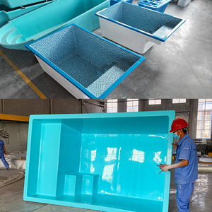Vente directe d'usine Piscines enterrées en fibre de verre Jardin extérieur Maison de luxe Spa de natation Taille personnalisée piscine - Product Image 5