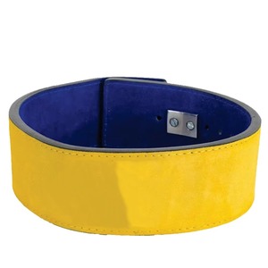 Cinturones de entrenamiento de cintura para gimnasio de piel de vaca para culturismo para hombre, longitud personalizada, palanca de cuero para levantamiento de pesas de cobre - Product Image 1