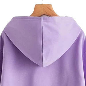 Sudaderas transpirables de color sólido para mujer Diseño personalizado Uso al aire libre Sudaderas con capucha de mujer de gran tamaño - Product Image 5