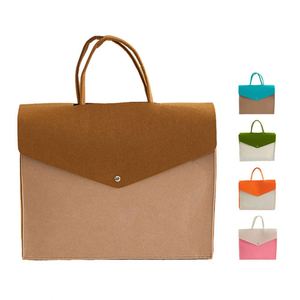 Custom Women's Casual Large Capacity Open Closure Felt Handbag Commuting Shoulder Bag with Shopping Bag Custom - Product Image 1