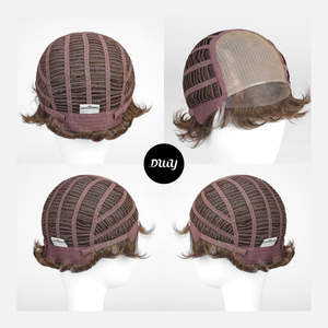 วิกผมสังเคราะห์ Alice-DWY รุ่น Free Part Pixie พร้อมเชือกผูกแบบโปร่งใส สีน้ำตาลเข้ม สำหรับชาวอเมริกันเท่านั้น - Product Image 5