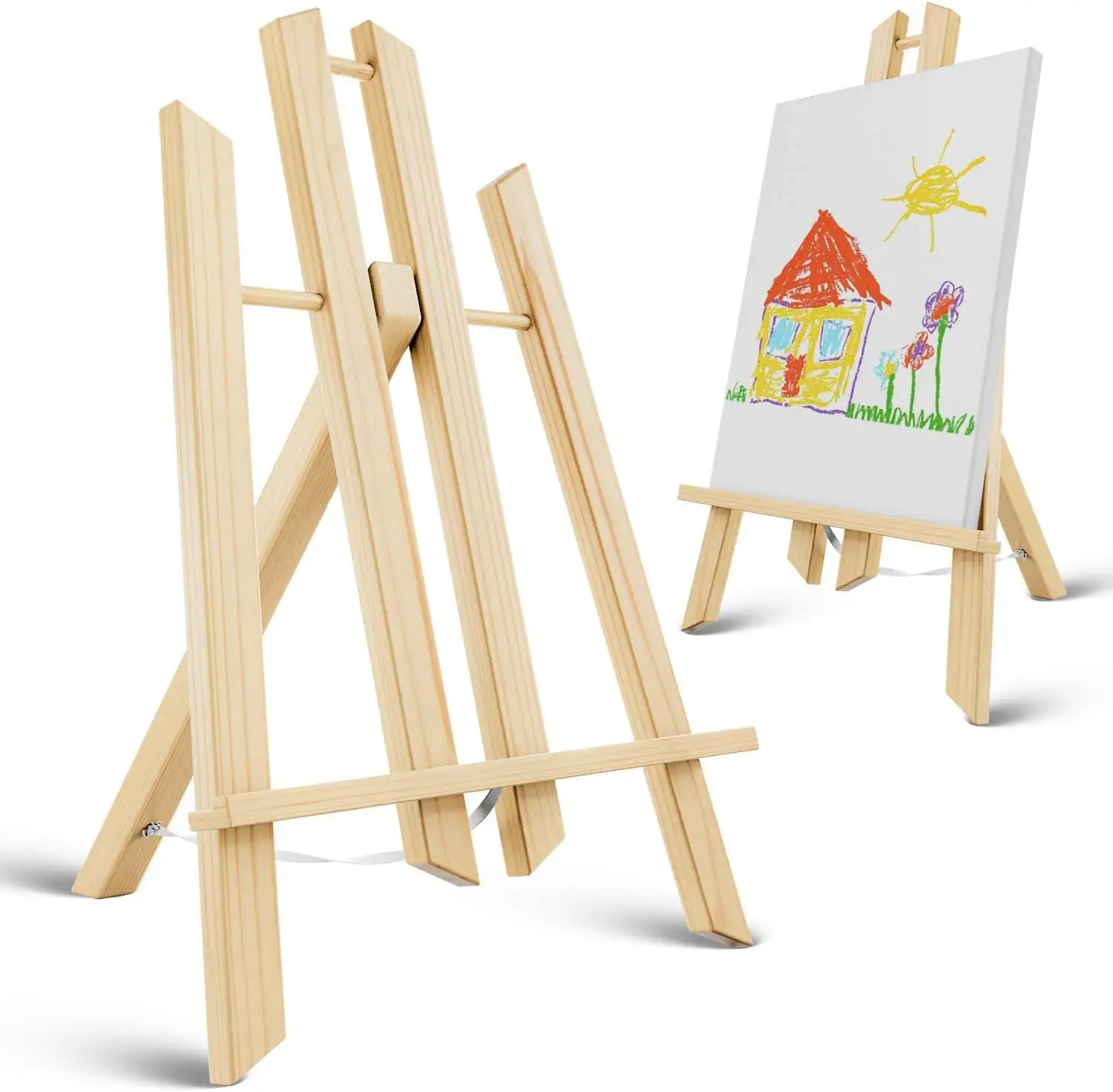 Регулируемая высота деревянный мольберт настольная подставка под заказ небольшой дизайн деревянные мольберты для рисования для детей