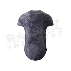 เสื้อยืดพิมพ์ลายฮิปฮอปทรงกลมมีรอยขาดสำหรับผู้ชายฮิปสเตอร์ - Product Image 6