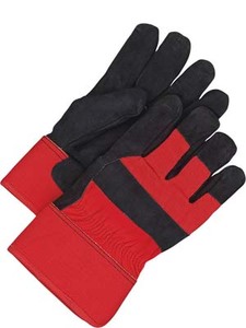 Gants de travail de sécurité de construction robustes Gants de gréeur en cuir fendu Soudage en caoutchouc Meubles de jardinage industriel Anti-coupure - Product Image 3
