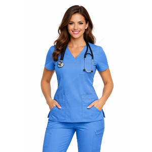 Conjunto de Uniformes Médicos para Mujer, Uniforme de Enfermera de Hospital, Marca Privada, Fábrica Mayorista - Product Image 2