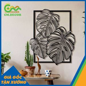 ภาพวาดธรรมชาติ TNT004 งานศิลปะลายใบไม้ - Product Image 1
