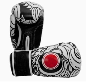 Gants de boxe thaïlandais personnalisés de haute qualité pour enfants 6oz 10oz gants d'entraînement Mma en cuir Pu pour la salle de sport, le fitness et les arts martiaux - Product Image 2