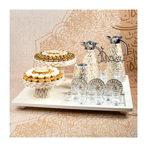 Nuevos modelos de diseño elegante MOP TRAY Detalles personalizados para Ramadán Eid Mubarak Gifting 2025 del exportador de Vietnam - Product Image 3