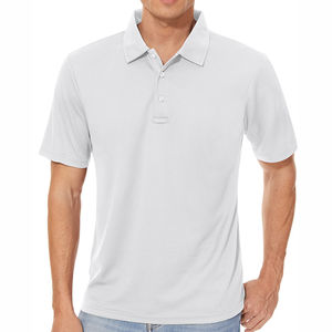 Polo à manches courtes confortable pour hommes, 100% coton, avec logo personnalisé, dernier style, coupe ajustée - Product Image 4