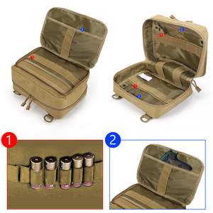 Large <b>MOLLE</b> Accessory <b>Bag</b> USA Patch Expandable Pocket Tactical EDC Organizer Pouch Fashionable Accessory for Gear - Product Image 4