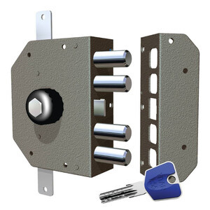 C.R. Arte. Serratura di Sicurezza 3250k55 con Pomolo Destro, Lunghezza Cilindro 60 mm - Product Image 1