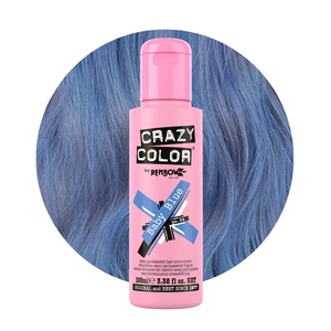 Coloration capillaire semi-permanente Crazy Color Baby Blue, végane, sans ammoniaque, couleur longue durée - Product Image 1