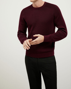 Sweat-shirt pour homme élégant, nouveau, de qualité supérieure, col rond, coupe moderne, durable, respirant, tricoté, tendance, poignets élastiques - Product Image 1