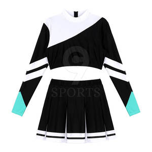ชุดเชียร์ลีดเดอร์สำหรับผู้ใหญ่พร้อมผ้ายืดและการปิดกั้นสีเพื่อประสิทธิภาพและการฝึกชุดเชียร์ลีดเดอร์ - Product Image 6