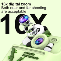 Cámara Digital Instantánea para Niños, Pantalla IPS de 2.4 Pulgadas, Lente Dual, Cámara para Selfies, Impresora Térmica sin Tinta para Niños