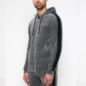 Conjunto Deportivo Informal de Invierno con Capucha, Unisex, Corte Regular, 2 en 1, 100% Poliéster, Forro Polar Transpirable, Color Sólido, 2026 - Product Image 6