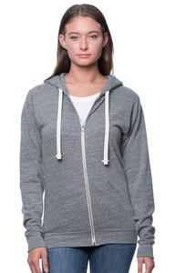 Sweat à capuche raglan Tri-Blend pour hommes HeavyBlend sweat à capuche zippé complet veste en polaire Tri-Blend sweat à capuche zippé - Product Image 2