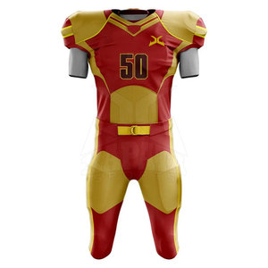 Conjunto de Jersey de Fútbol Americano de Manga Corta, 100% Poliéster, Transpirable, de Secado Rápido, Color Sólido, Tallas Grandes, Ropa Deportiva para Equipos - Product Image 1