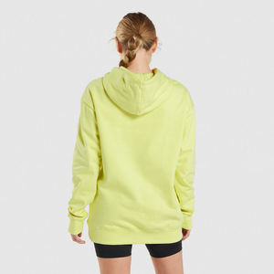 <b>Women's</b> Custom Logo Oversized Pullover <b>Hoodie</b> Winter Gym <b>Sweatshirt</b> Long Sleeves Drawstring Casual Knitted <b>Plus</b> <b>Size</b> Washed - Product Image 2