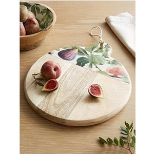 Super offre pratique planche à découper carrée en bois d'acacia et de mangue avec poignée planches à découper en bois - Product Image 4