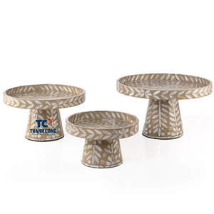 Ramadan Eid 2025 Top vente nacre incrusté gâteau support vadrouille plateaux de service en gros - Product Image 2