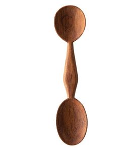 Petite cuillère en bois d'acacia vintage écologique indienne, faite à la main, décorative, pour la cuisine, les hôtels, les cuillères de service commerciales, couverts - Product Image 4