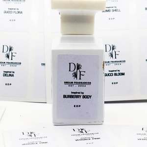 Premium Custom Embossed PVC Perfume <b>Labels</b> | Waterproof UV Printed Eco-Friendly <b>Stickers</b> for Luxury Skincare Lipstick Fragrance - Product Image 5