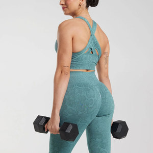 Mallas deportivas duraderas para entrenamiento de gimnasio para mujer a la venta/nuevas mallas sublimadas de cintura alta para mujer con bajo MOQ - Product Image 5