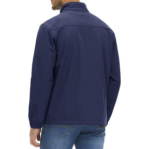 Chaqueta Softshell de Color Sólido para Hombre, de Alta Calidad, Impermeable, Personalizable, MOQ Bajo - Product Image 5