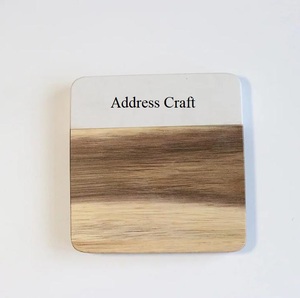 Wholesale Price Tea Cup <b>Coasters</b> <b>For</b> <b>Drinks</b> Luxury Wood Resin <b>Coaster</b> Office Coffee Dining Party Custom Tea <b>Coaster</b> Wedding - Product Image 3