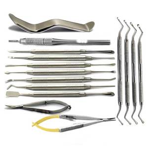 Kit de Instrumentos de Microcirugía Periodontal, Elevadores Quirúrgicos Dentales Lucas de Acero Inoxidable SURGINEXA SOA-554798733321 para - Product Image 6