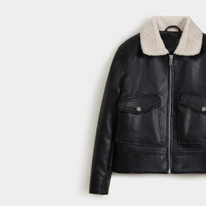 Meilleur prix Veste coupe-vent imperméable en cuir véritable de qualité supérieure pour homme avec logo personnalisé, teinte unie pour l'hiver, toutes tailles disponibles - Product Image 3