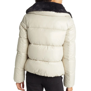2022 Custom Logo Crocheted <b>Puffer</b> <b>Jacket</b> for Men Blank Puffy Regular <b>Crop</b> Bubble Coat OEM Service Available Eco-Friendly Quick - Product Image 3