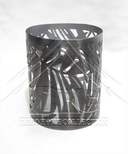 Portavelas Decorativo de Metal al por Mayor - Soporte para Velas de Té con Diseño Floral Cortado con Láser para Decoración de Hoteles y Restaurantes y Recuerdos de Fiesta de Bodas - Product Image 3