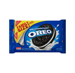 Oreoo Chocolate Sandwich Cookies 90g <b>Lunchbox</b> Size 24 Pack Display Cartons For School Lunches Wholesale Purchase Available - Product Image 1