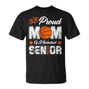 Maglietta da basket per mamma orgogliosa per la laurea del 2026 - Regalo promozionale personalizzabile - Product Image 1