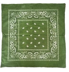 High Quality 100% Cotton Fashionable <b>Silk</b> Screen Printed <b>Square</b> Bandana Head <b>Scarves</b> Customizable Size Summer Season Kapadavala - Product Image 1