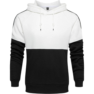 Sweat à capuche unisexe surdimensionné pull-over en coton polaire épais personnalisé impression 3D bouffante brodée vêtements d'hiver pour hommes, vente en gros - Product Image 1