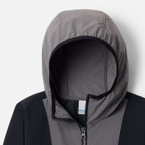 Veste pour garçons pour les acheteurs en gros avec logo personnalisé, prix de gros, service OEM, vêtements décontractés, design à blocs de couleur avec capuche 2026 - Product Image 2