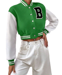 Blouson aviateur unisexe personnalisé pour Chicago toile col montant logo avant élégant Streetwear vêtements d'extérieur - Product Image 5