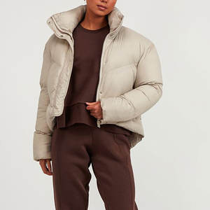 Latest Style 2026 <b>Women</b> <b>Hooded</b> Reversible <b>Winter</b> Puffer Jackets-Knitted Nylon Lining Waterproof Customized Colors & Sizes - Product Image 3