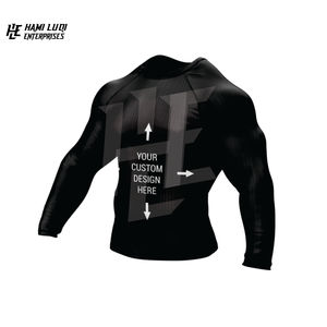 Wholesale Custom <b>MMA</b> <b>Rash</b> <b>Guard</b> Custom Sublimation Printed Bjj <b>Rash</b> <b>Guard</b> High Quality Fight Training <b>Rash</b> <b>Guard</b> - Product Image 3