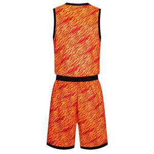 Impresión de logotipo personalizado de alta calidad adultos cómodos deportes baloncesto desgaste mejor patrón y diseño uniforme conjunto - Product Image 2