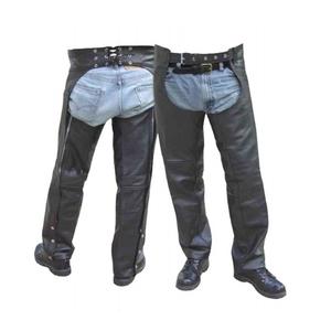 Logo personnalisé confortable chaps complets en cuir pour cheval unisexe respirant de haute qualité en cuir véritable chaps complets d'équitation - Product Image 5