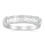 Bague de fiançailles pour femme avec 1/2 carat de diamants taille baguette, en argent sterling 925 plaqué rhodium, bijoux élégants et luxueux - Product Image 6