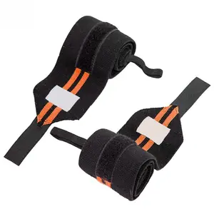 Muñequeras protectoras deportivas profesionales personalizadas para levantamiento de pesas, muñequera transpirable para levantamiento de pesas