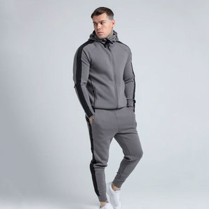 Custom Acid Wash <b>Distressed</b> French Terry Men's Tracksuit 100% Cotton Plus Size Digital Print Quick-Dry Windproof Breathable - Product Image 4