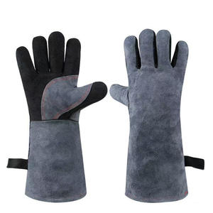 Gants de soudage en cuir pour gants de sécurité au travail industriel à haute intensité - Product Image 4
