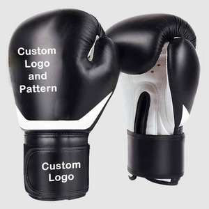 Gants de boxe en cuir extensible imperméable de haute qualité avec logo personnalisé pour l'entraînement en salle de sport et le sparring en vente - Product Image 2